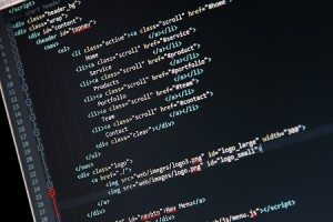 wordpress formatting - programming code on computer screen